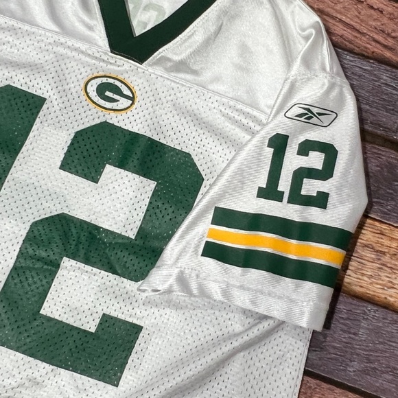 Aaron Rodgers Green Bay Packers NFL Football Reebok Boy youth Kids Jersey - Picture 3 of 5